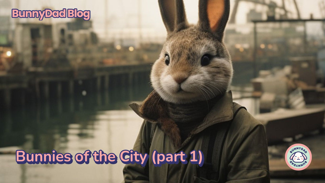 thoughtful bunny - bunnies of the city