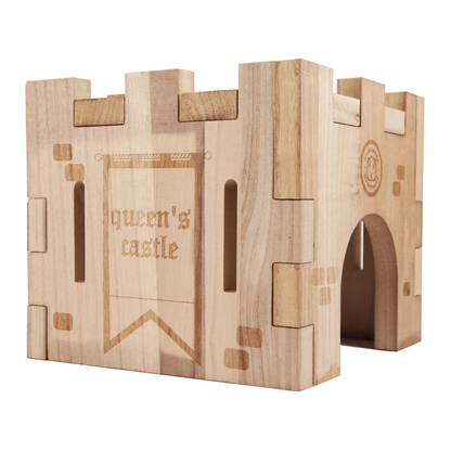 GuineaDad Wooden Castle Hidey For Guinea Pigs