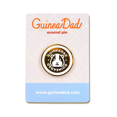 Golden GuineaDad Logo Pin