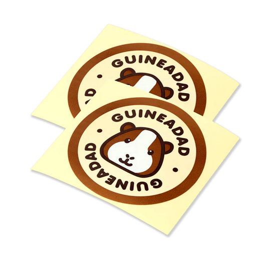 GuineaDad Logo Sticker (2 Pack)