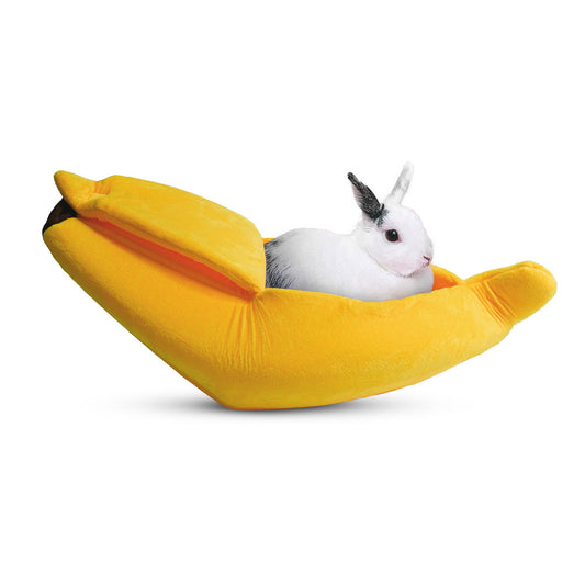 BunnyDad Banana Hidey for Rabbits