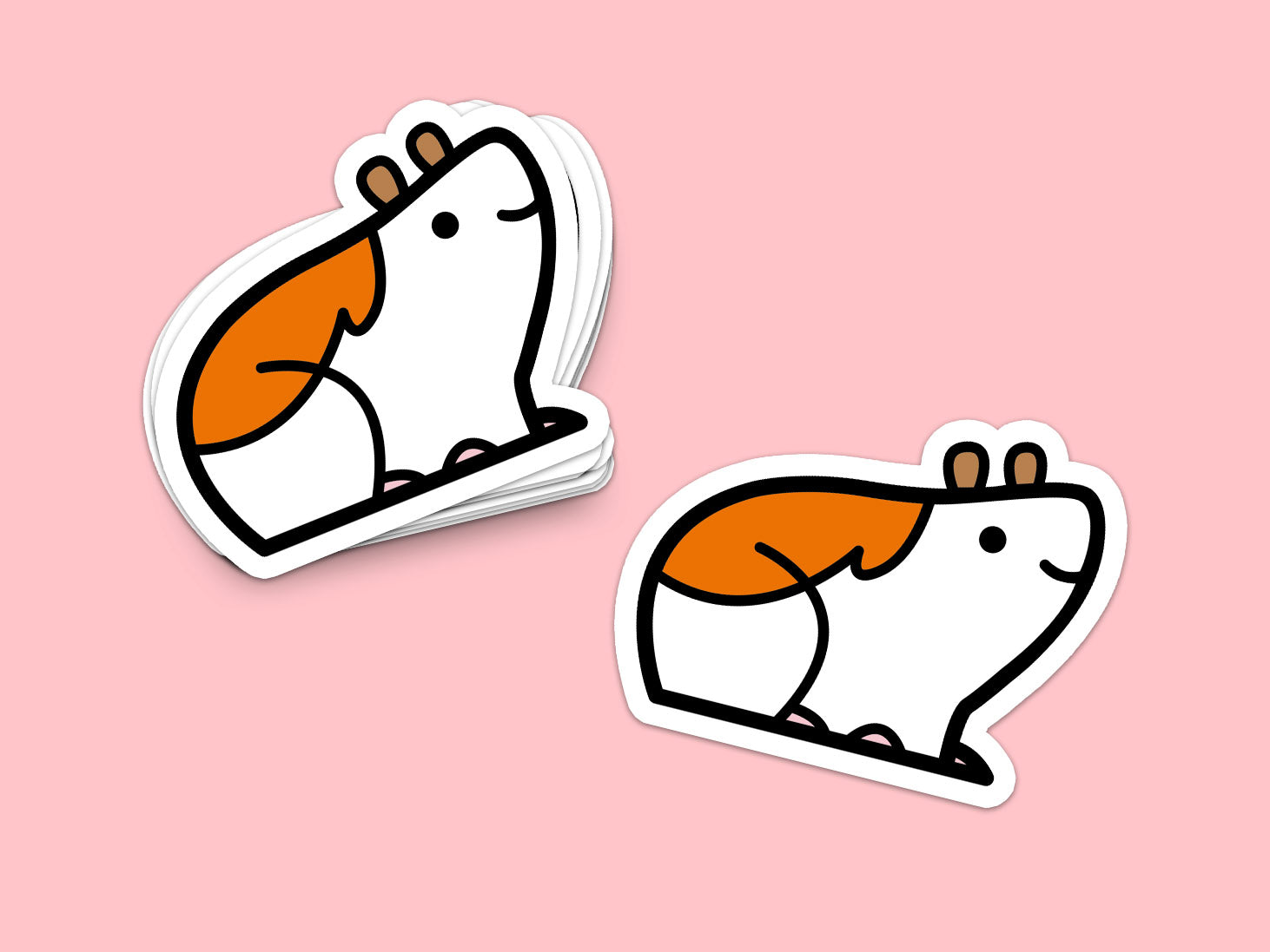 guinea pig hydroflask stickers